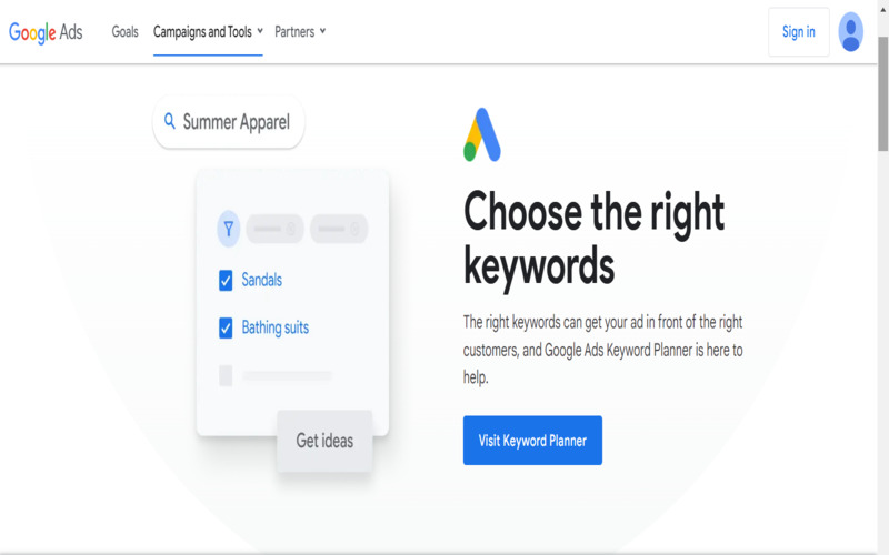 Google Keyword Planner